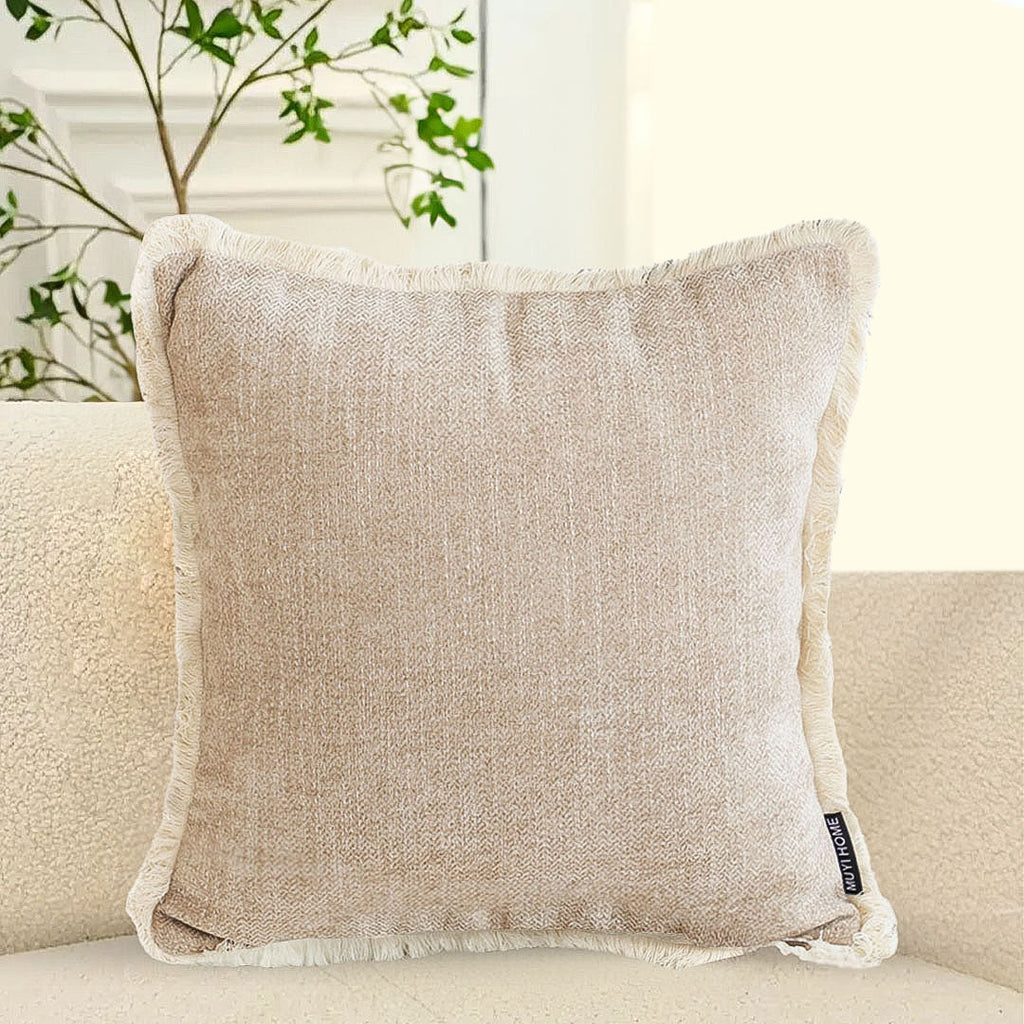 Chenille Texture Throw Pillow