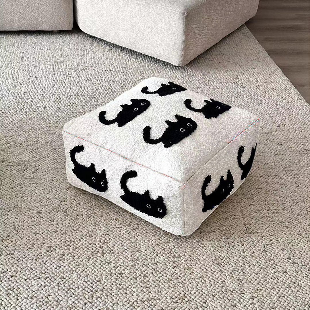 Animal Print Pouffe Cushion