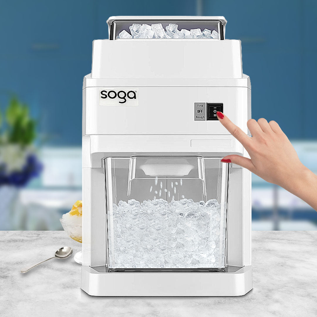 White Electric Ice Shaver