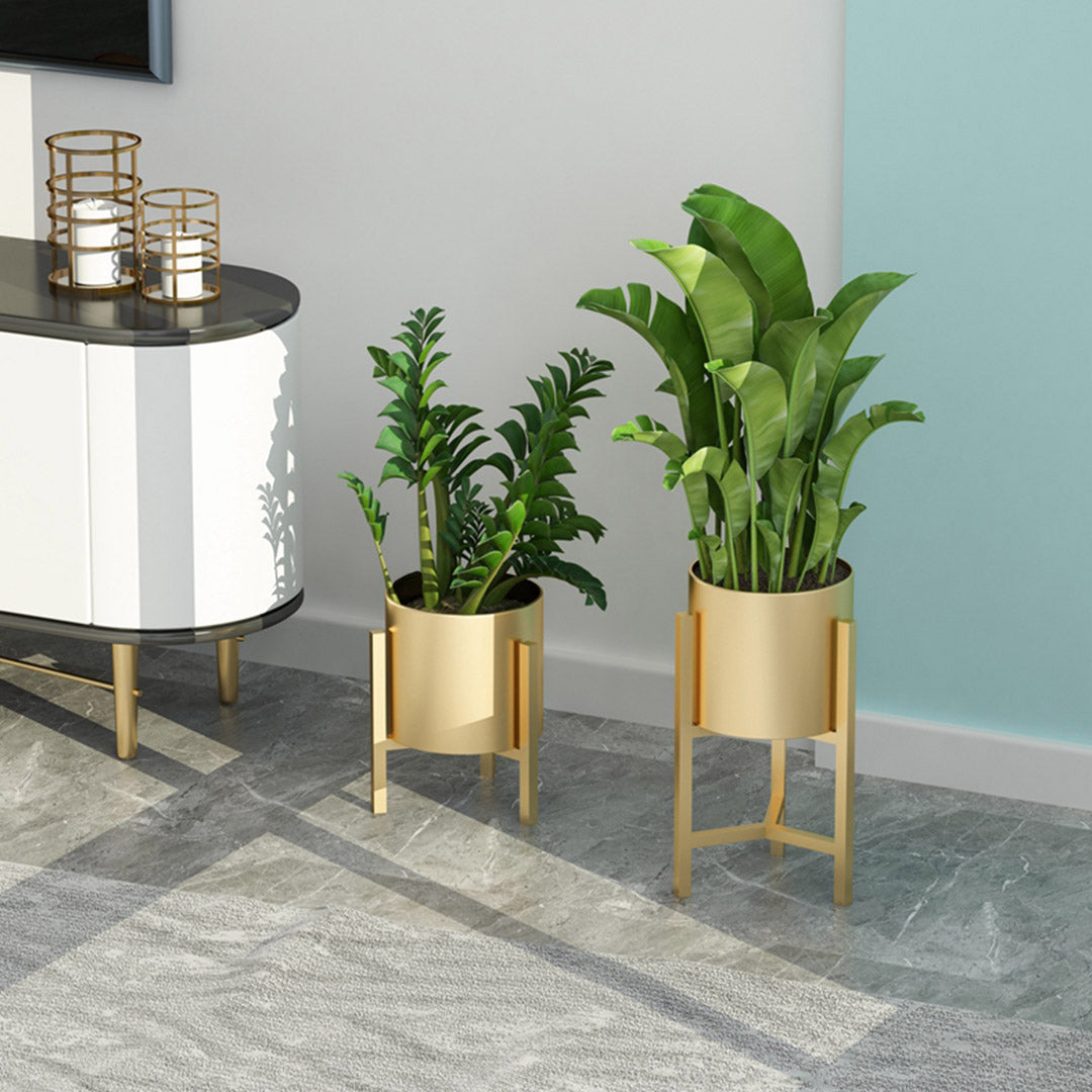 Gold Plant Stand