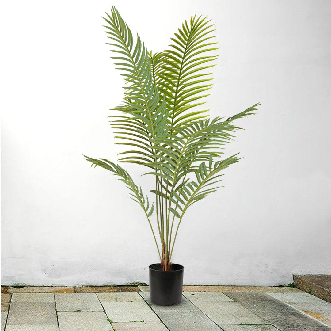 SOGA 2X 180cm Green Artificial Indoor Rogue Areca Palm Tree Fake Tropical Plant Home Office Decor