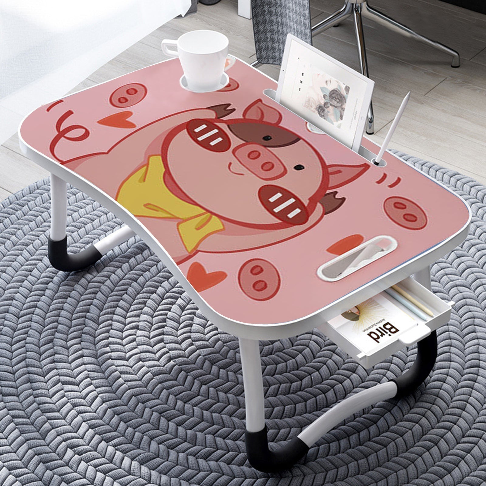 Animal Print Portable Table