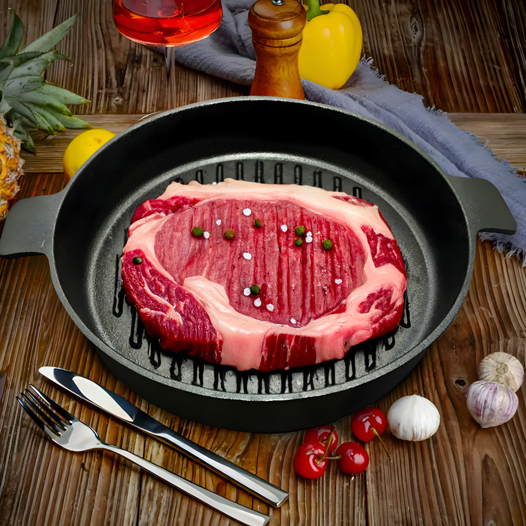 Sizzle Platter Frying Pan with Handle