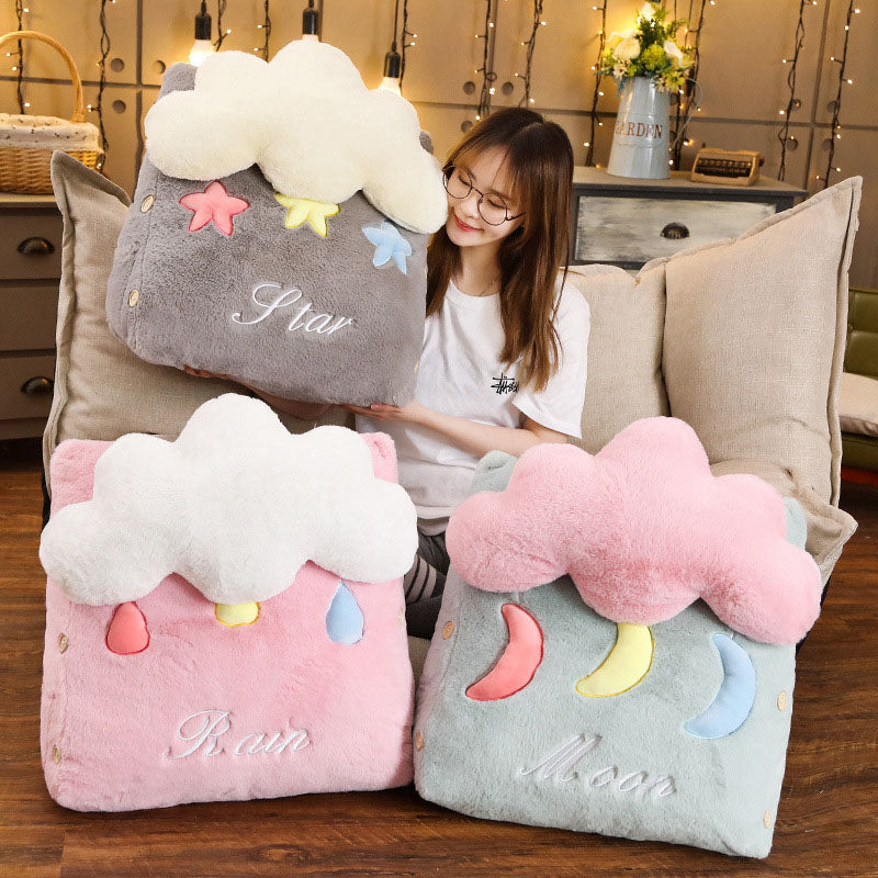 Cloud-Shaped Wedge Cushion