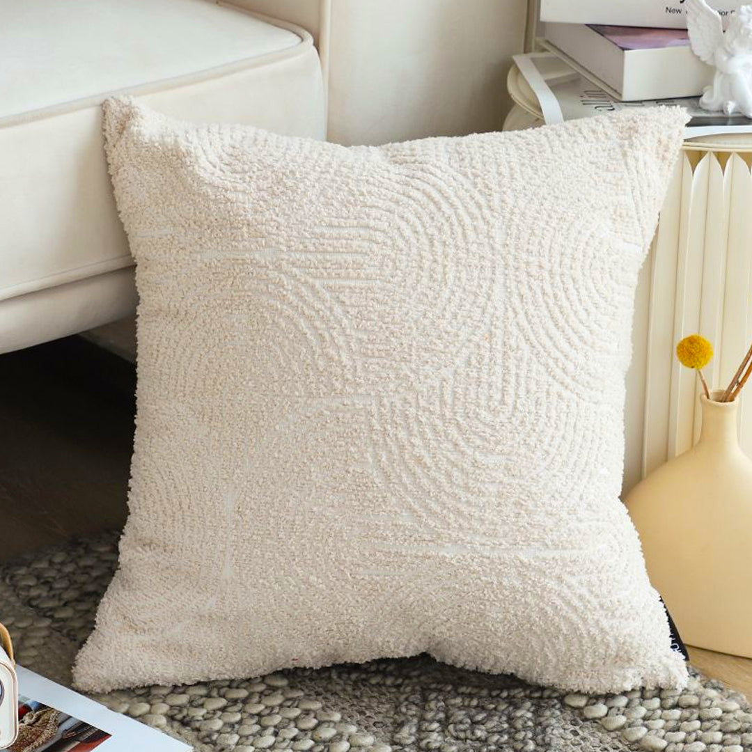 Raised Pattern Throw Pillow