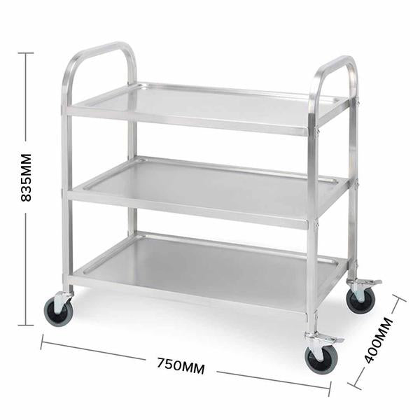 Stainless Steel Kitchen Food Cart