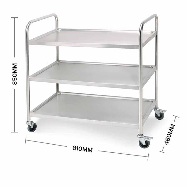 Stainless Steel Kitchen Food Cart