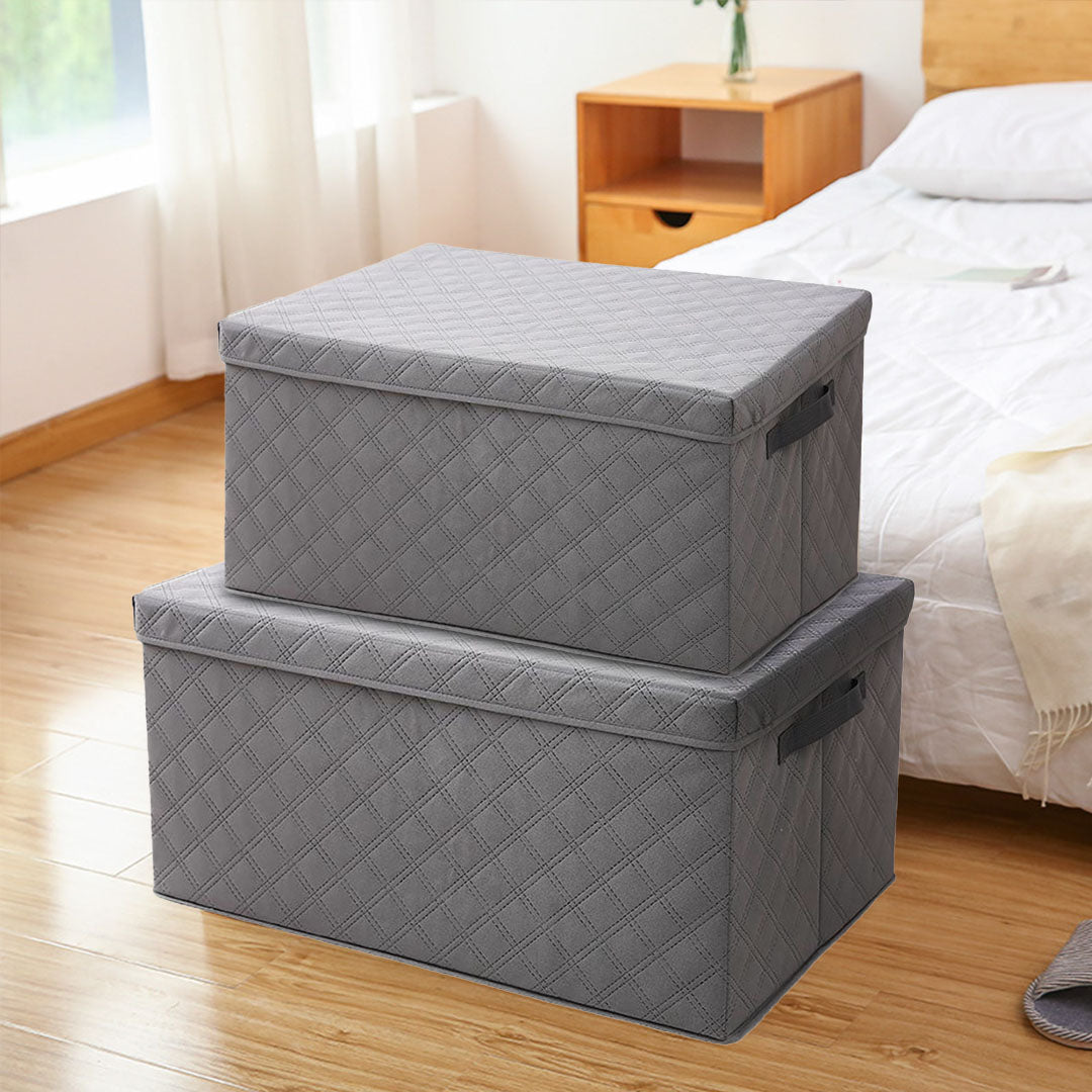 Diamond Grid Pattern Storage Box