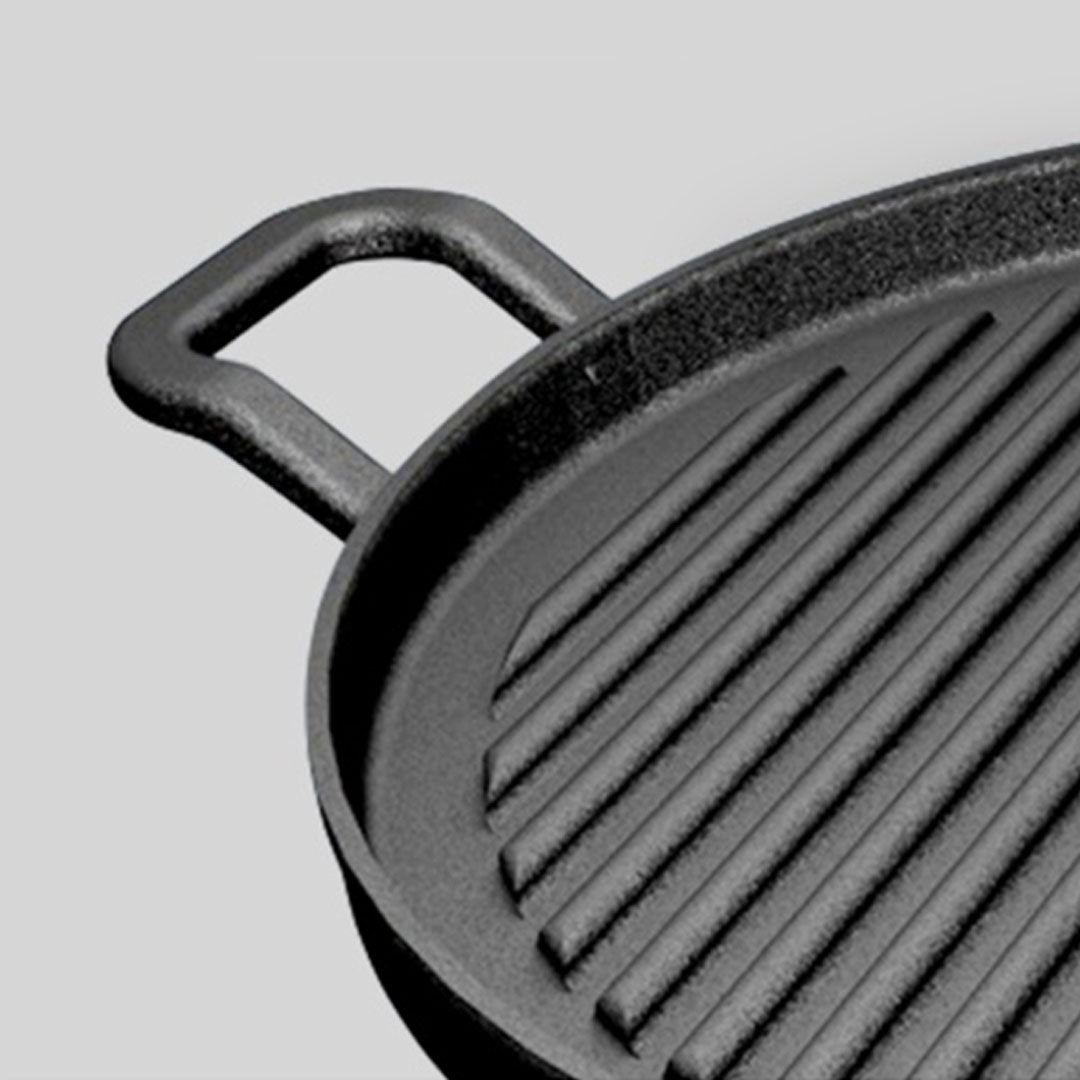 Ribbed Sizzle Pan