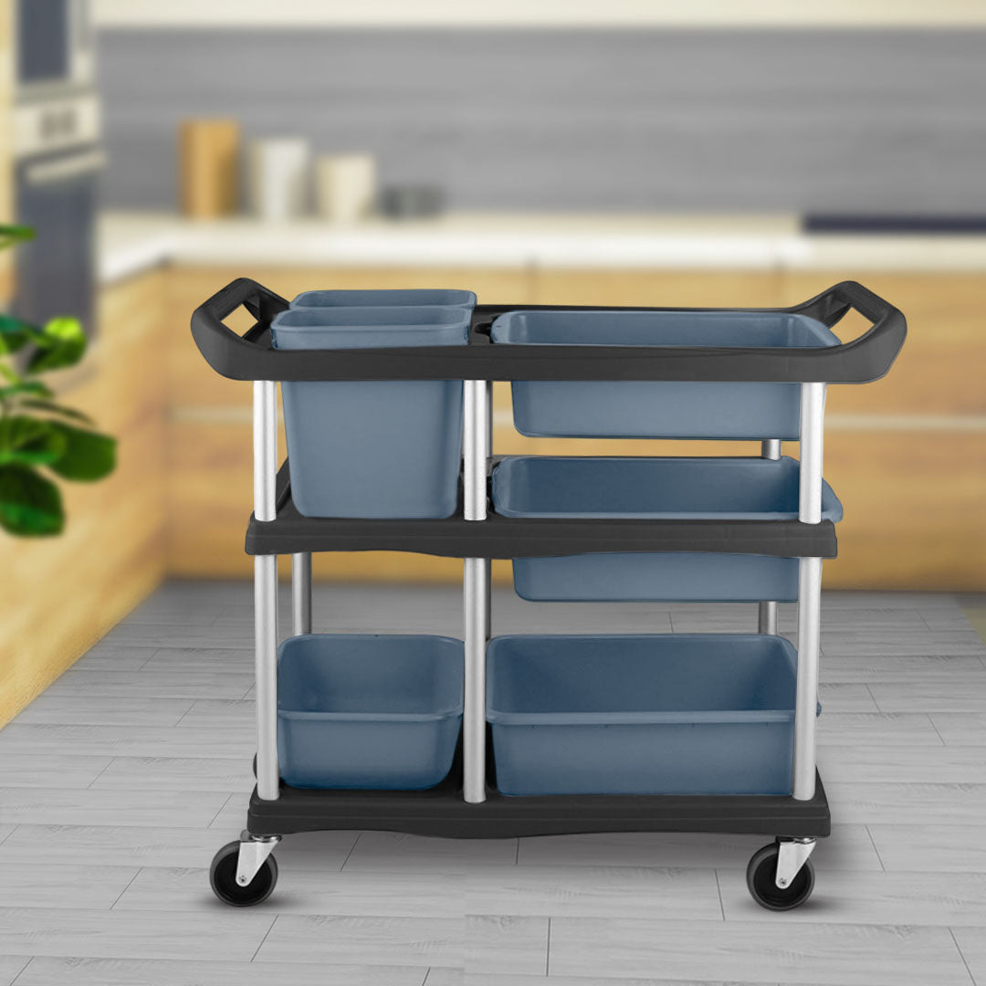 3-Tier Soiled Food Trolley