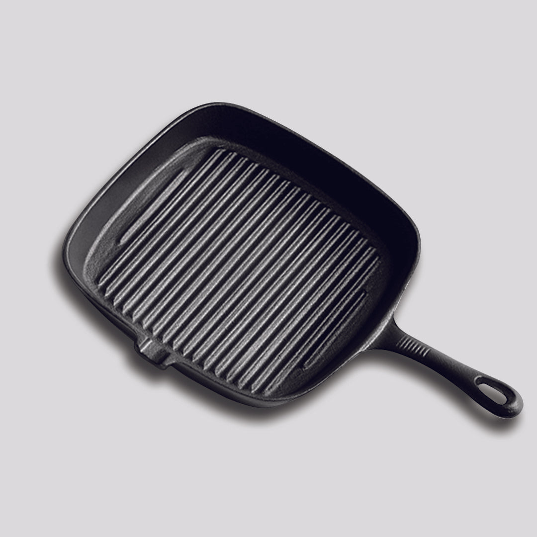 Square Ribbed Sizzle Pan