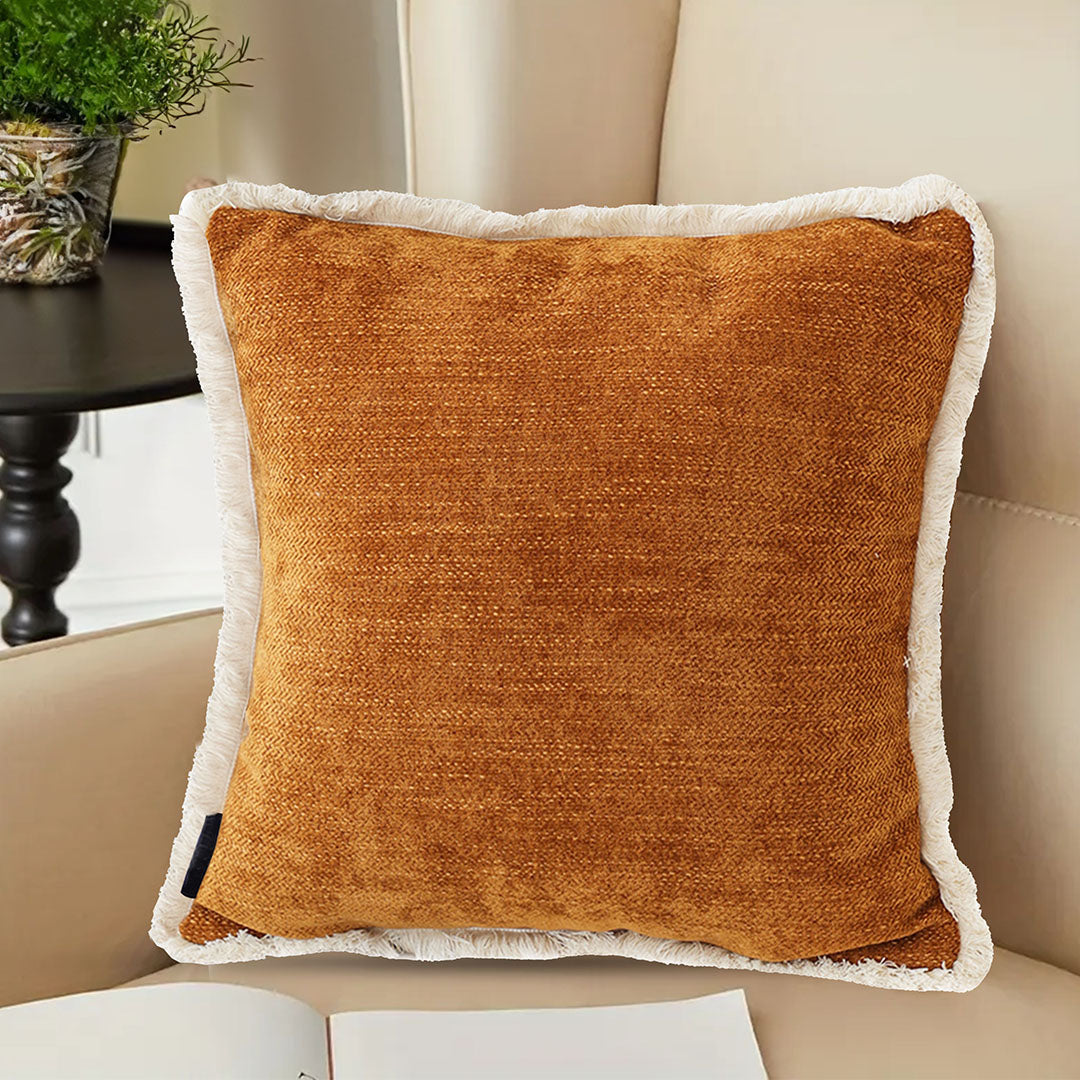 Sunset Orange Throw Pillow