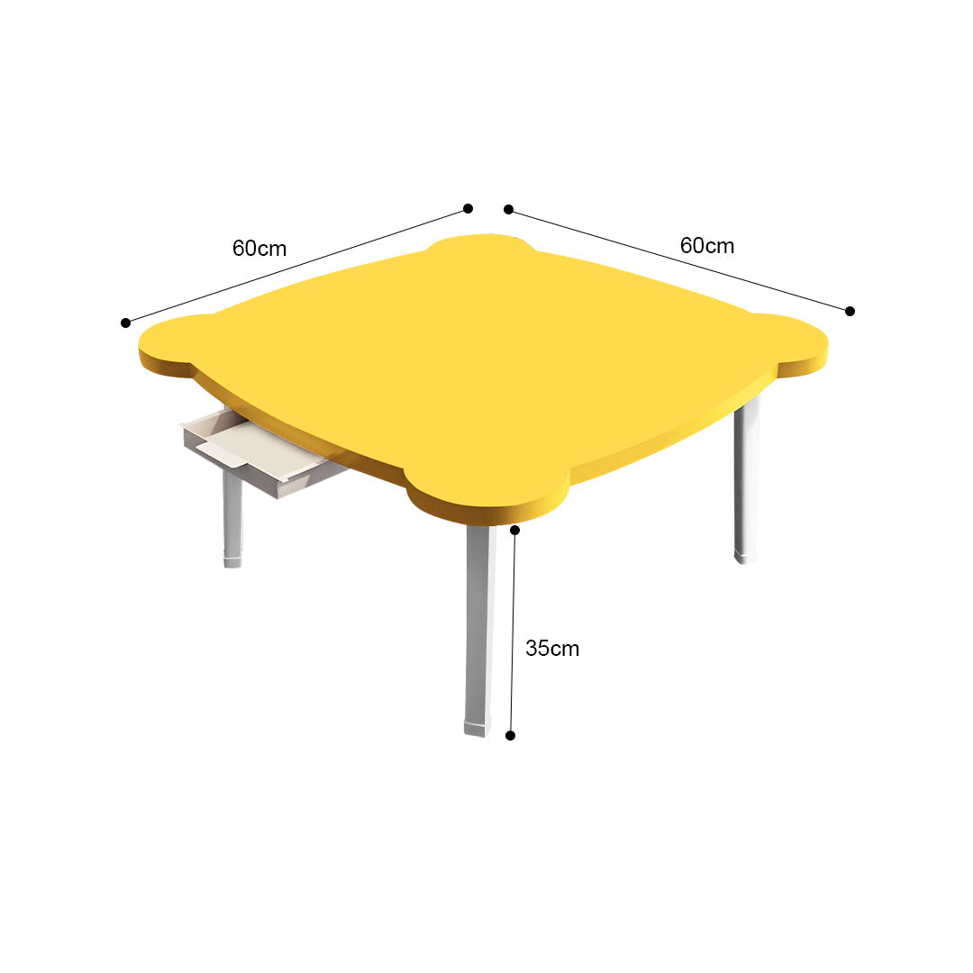 Yellow Minimalist Cat Ear Table