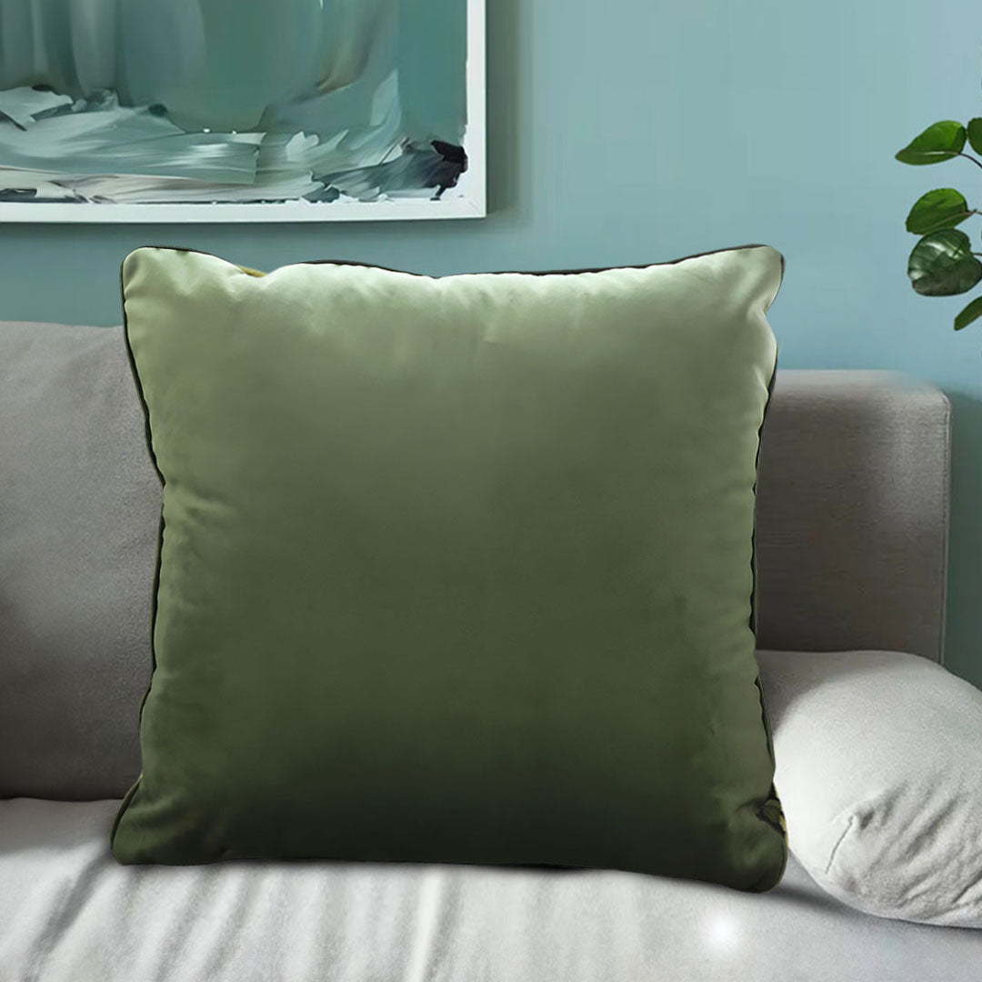 Green Foliage Pillow