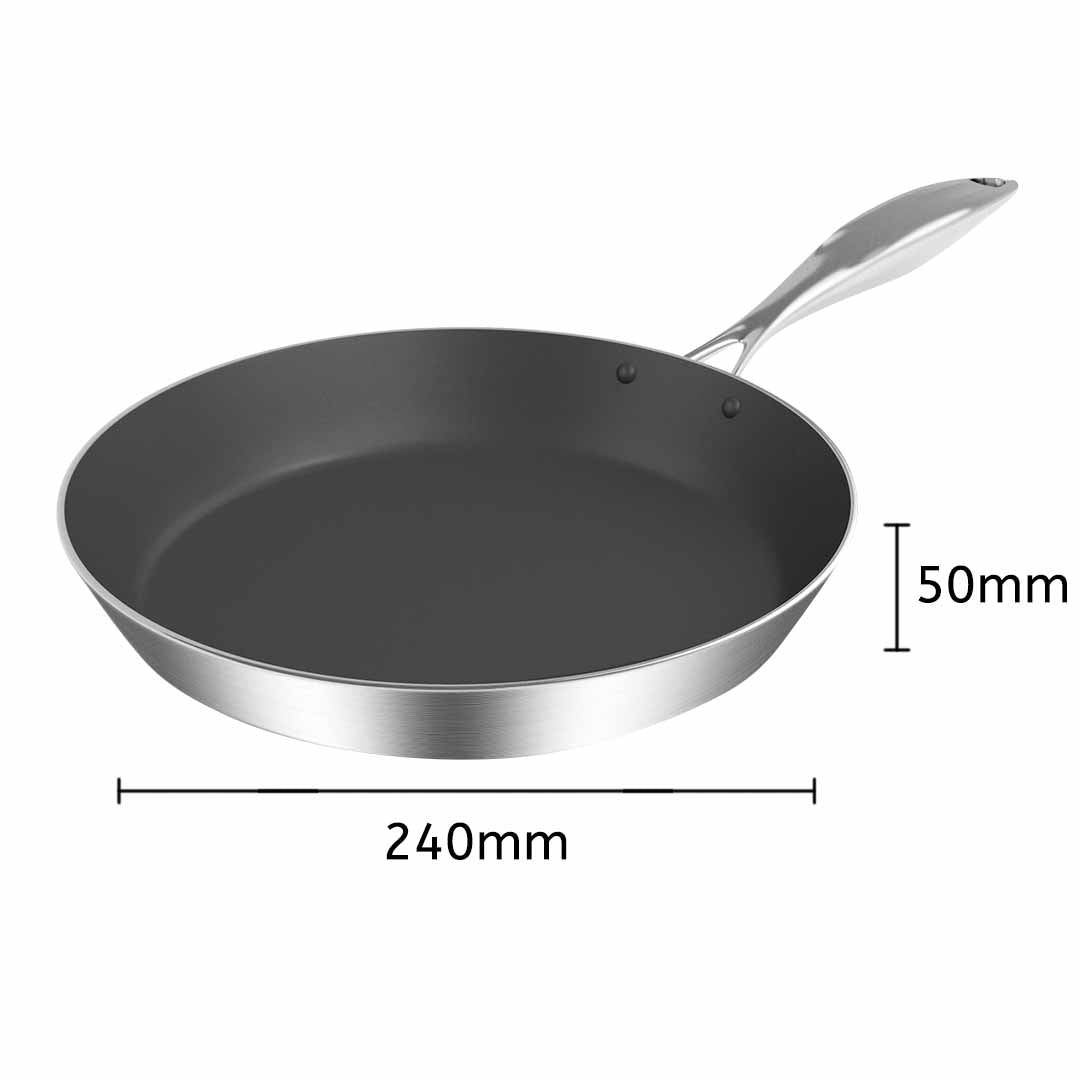 Stainless Steel Non-Stick Frying Pan