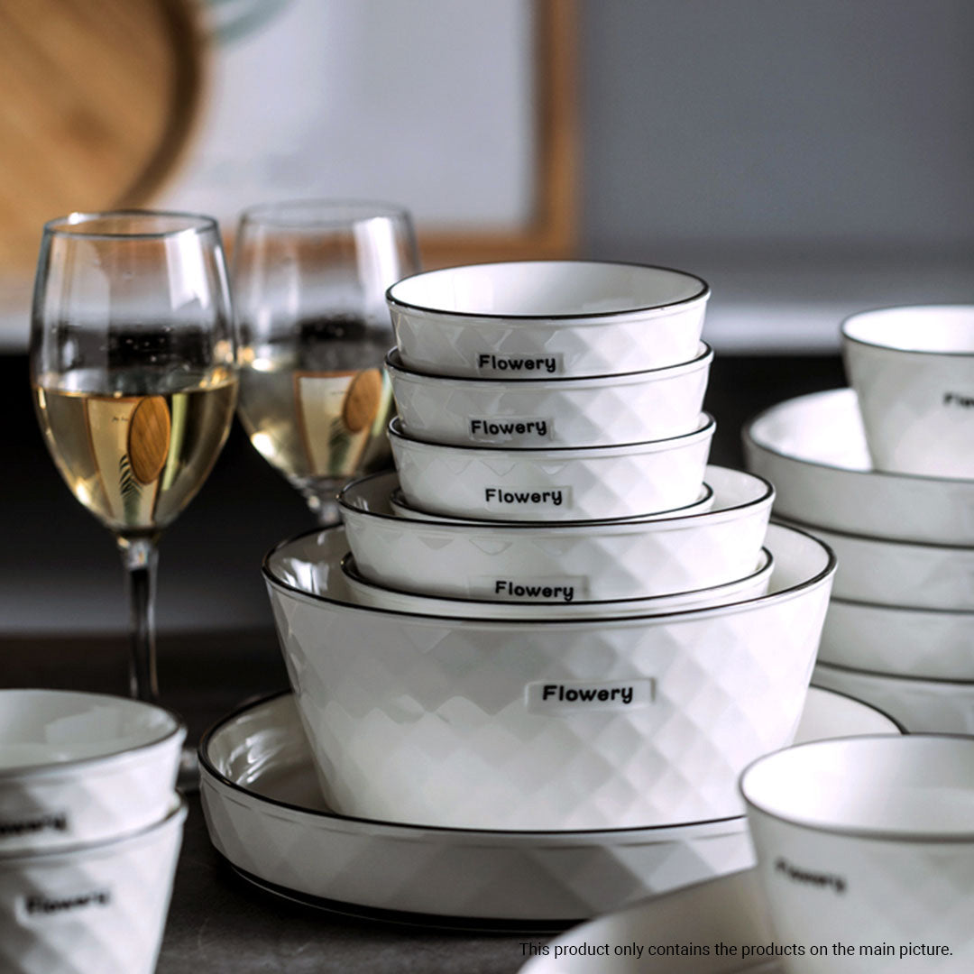 Ceramic Dinnerware Bowl Set