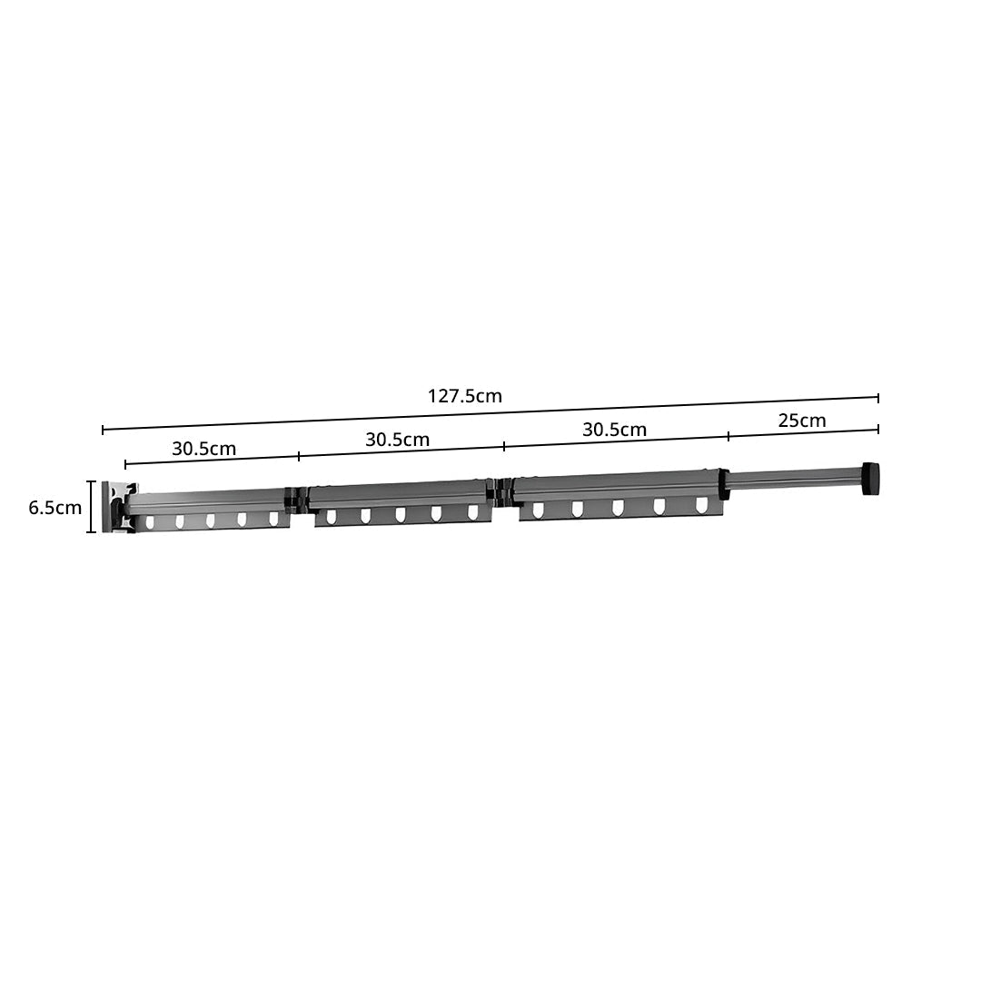 Wall-Mounted Clothing Rack
