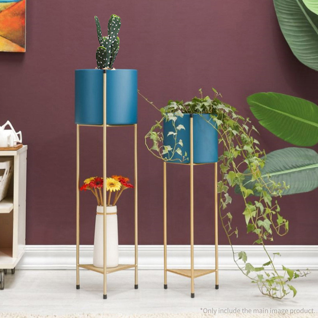 Blue Plant Stand