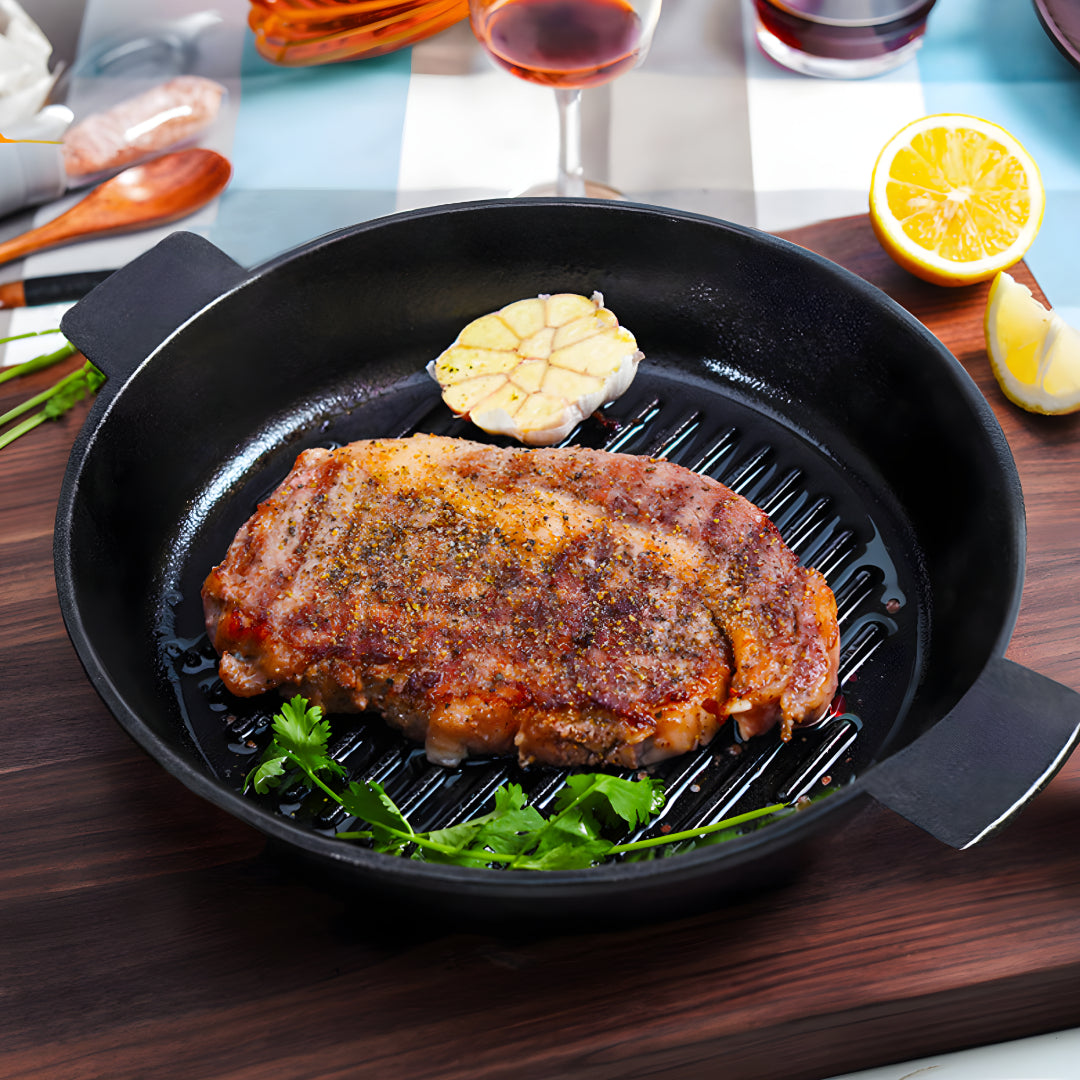 Sizzle Platter Frying Pan with Handle