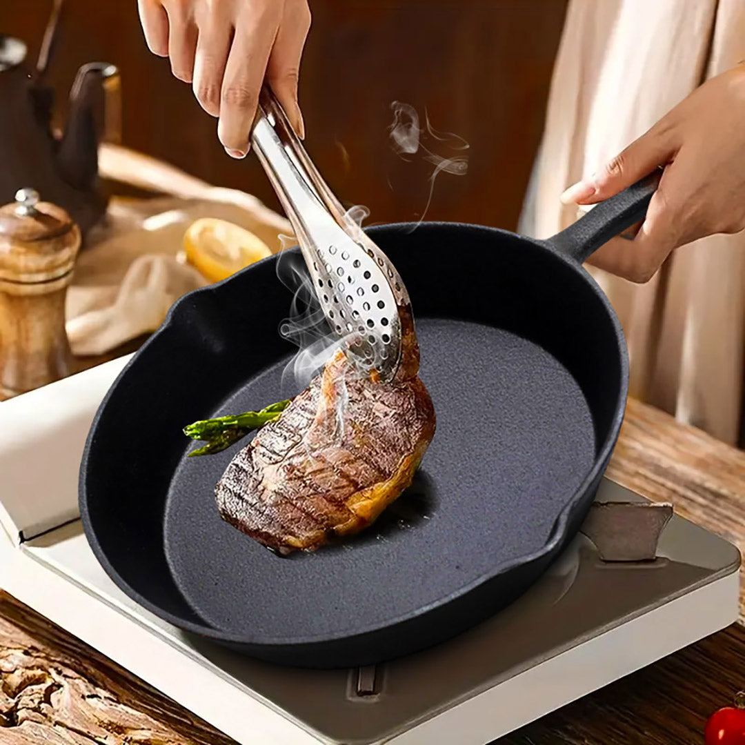 Round Cast Iron Sizzle Pan