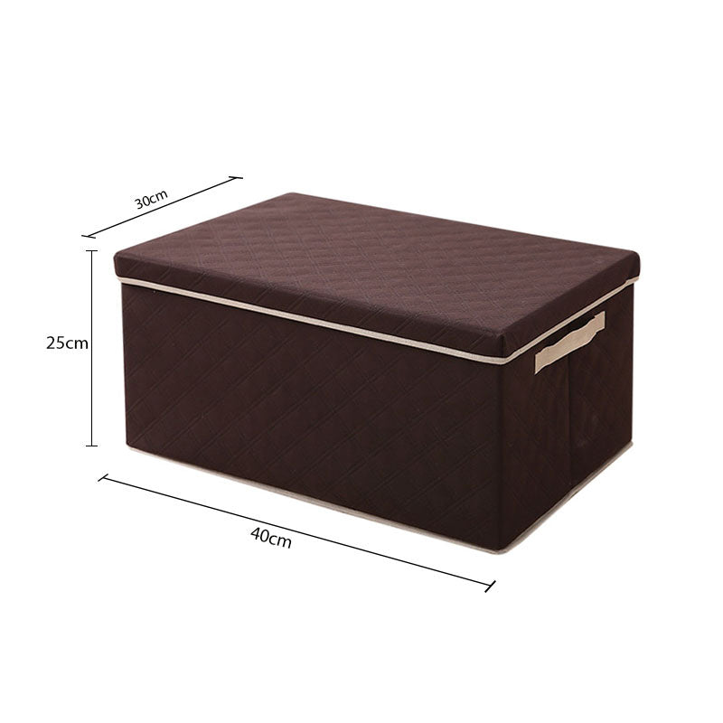 Diamond Grid Pattern Storage Box