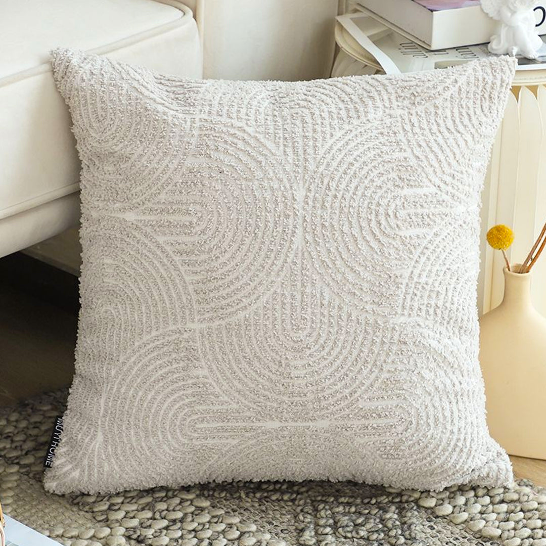 Raised Pattern Throw Pillow