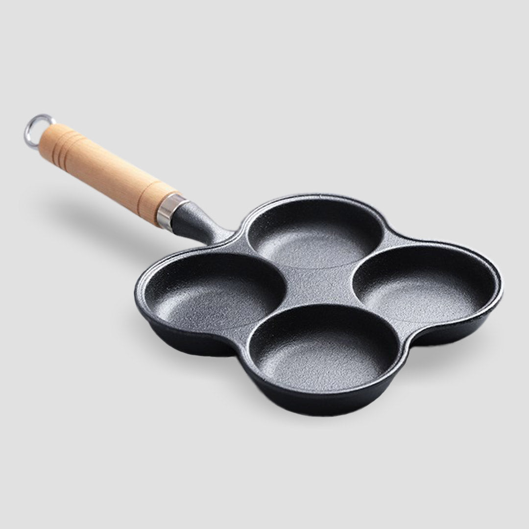 4 Mold Multi-Portion Frying Pan