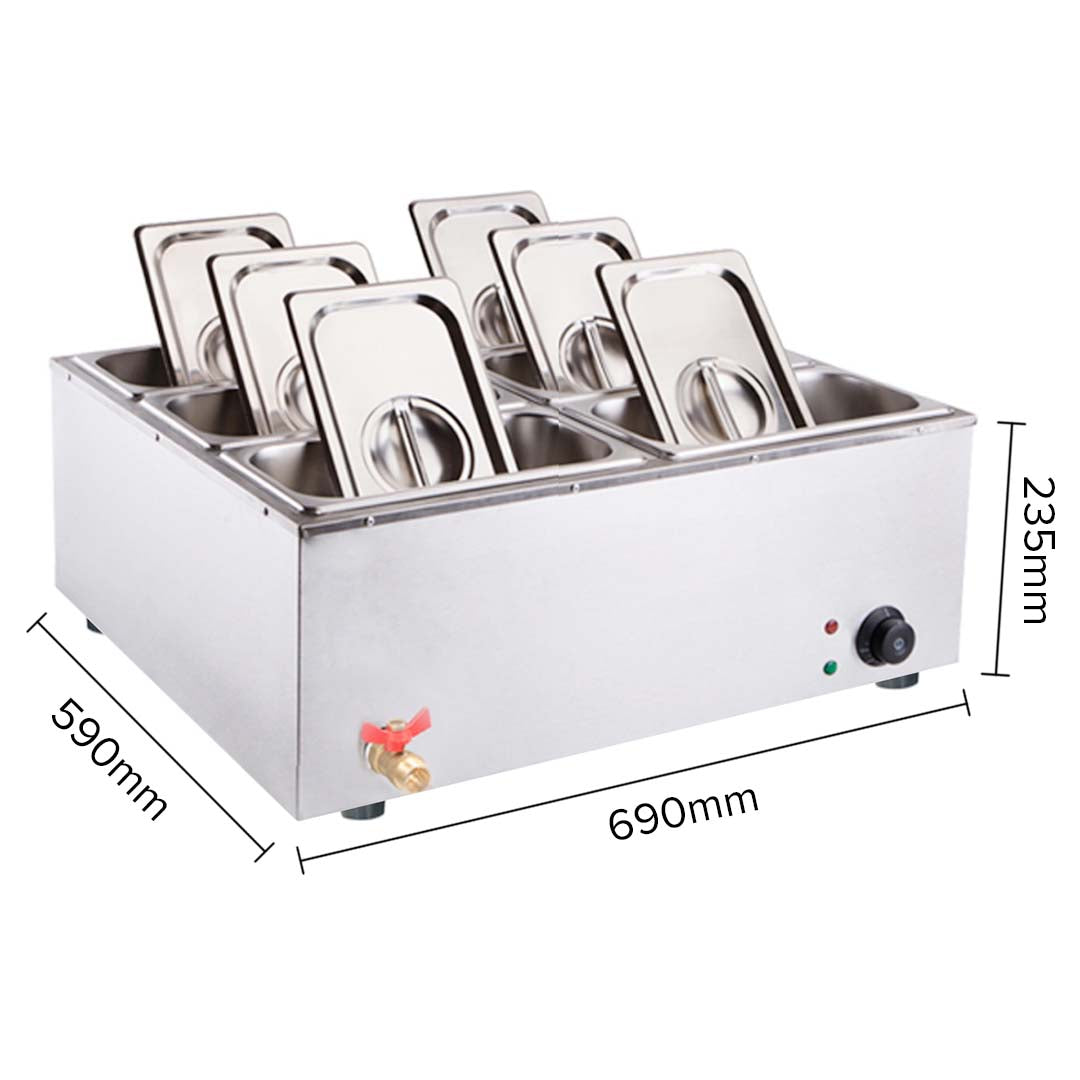 Stainless Steel Food Warmer with Lid