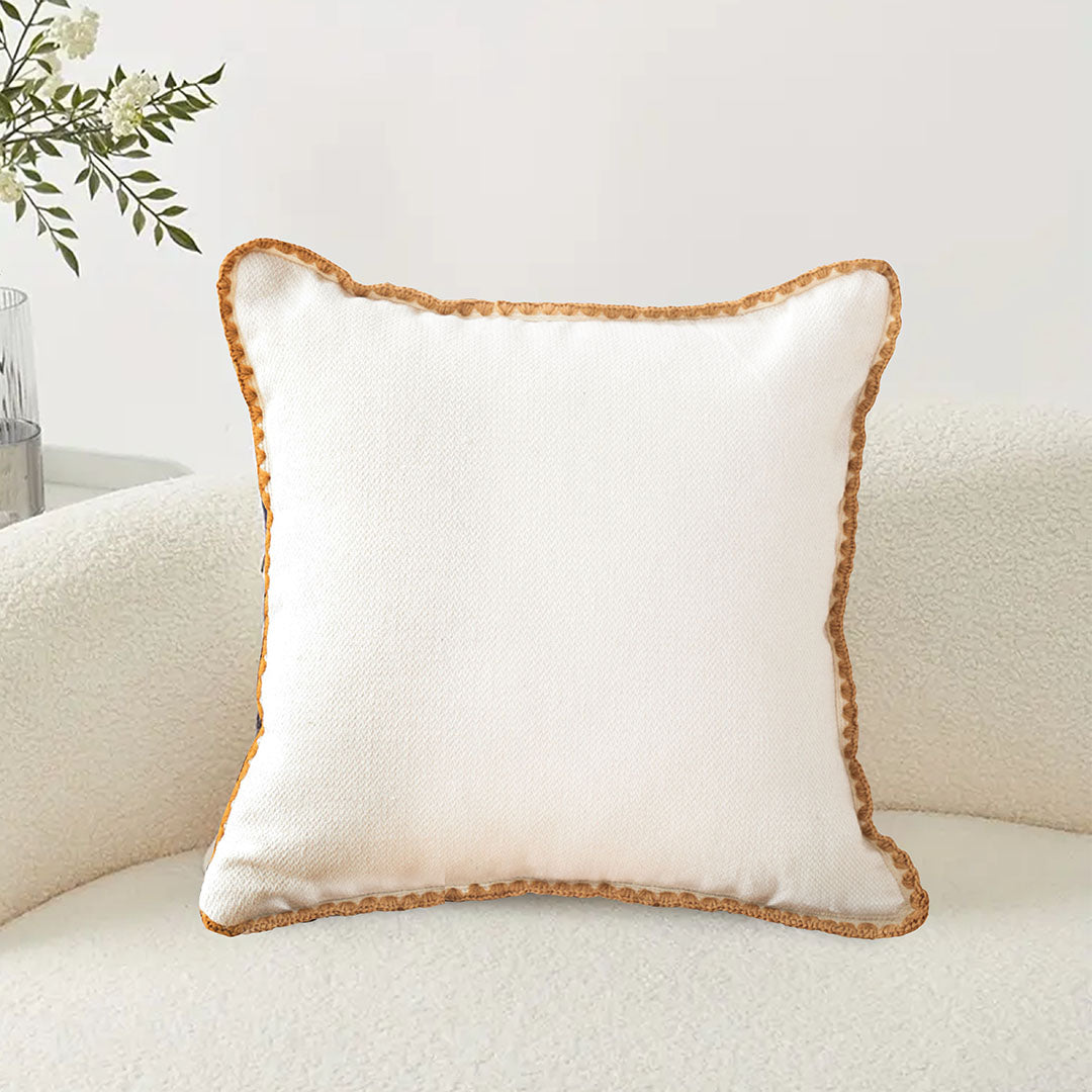 Apricot Shell Edged Throw Pillow