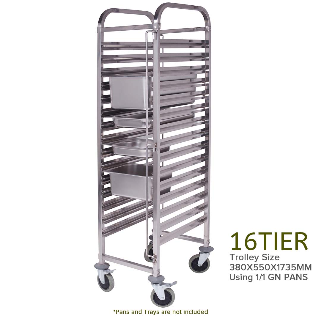 Gastronorm Racking Trolley