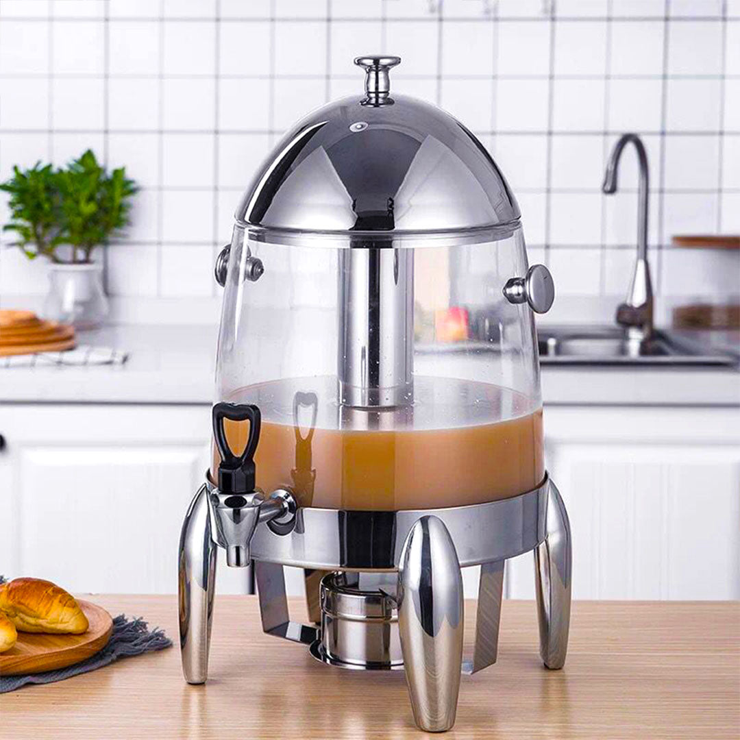 12L Silver Beverage Dispenser