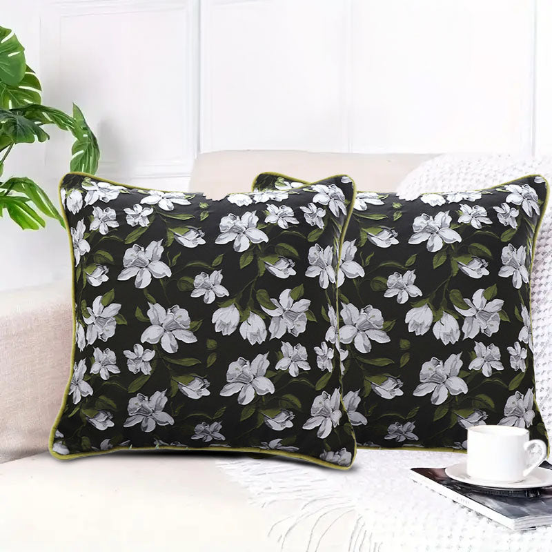 Green Foliage Pillow