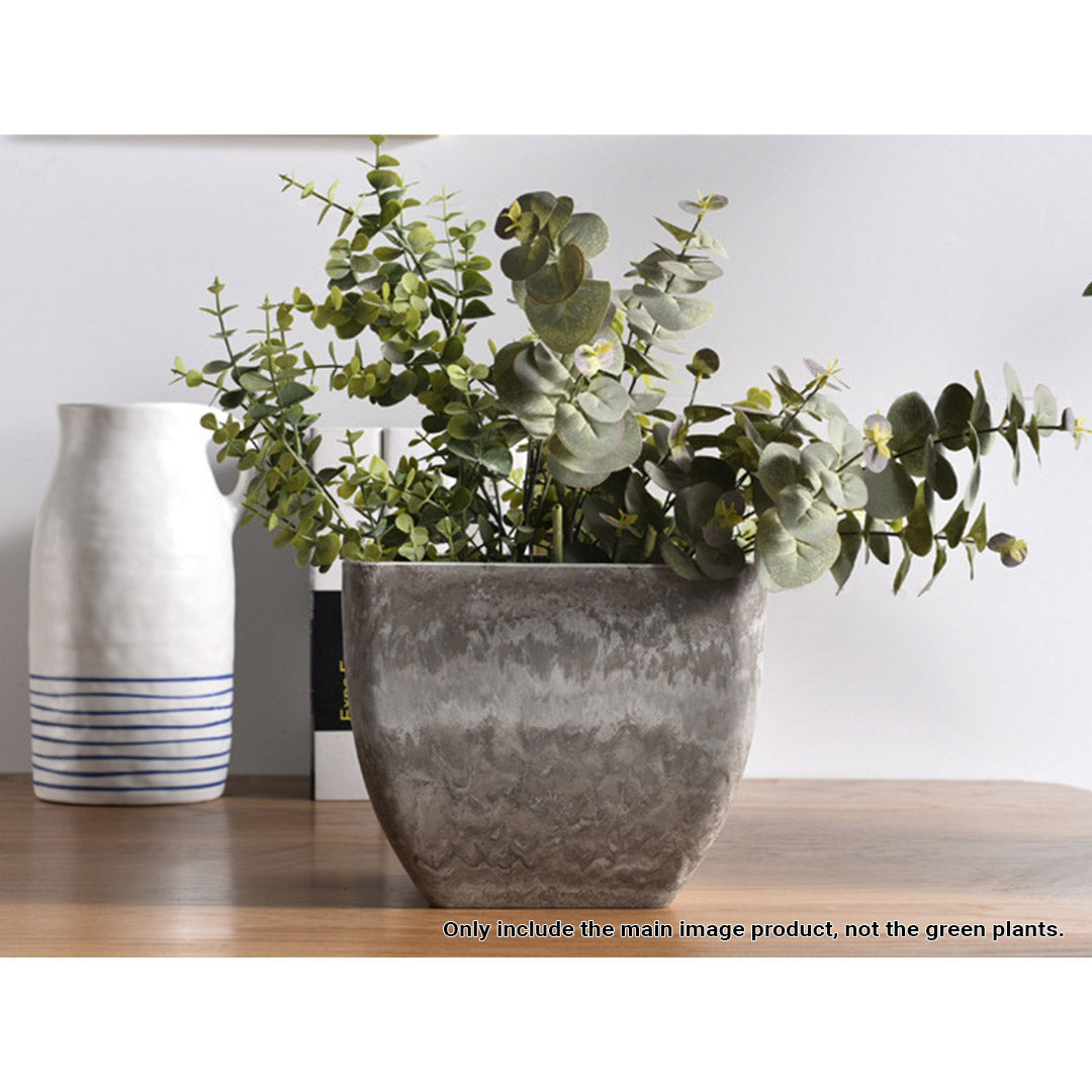 Square Cement Tapered Planter