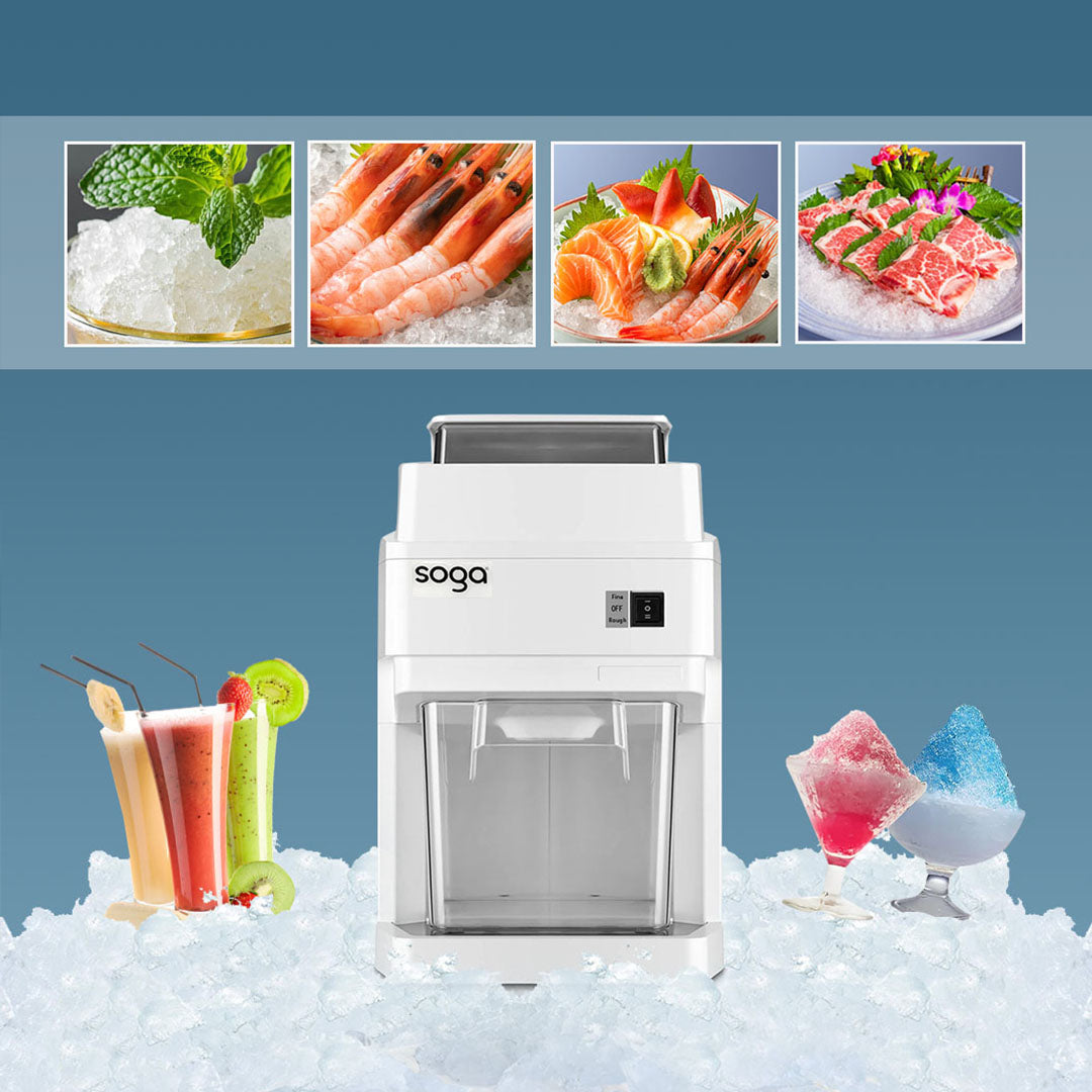 White Electric Ice Shaver