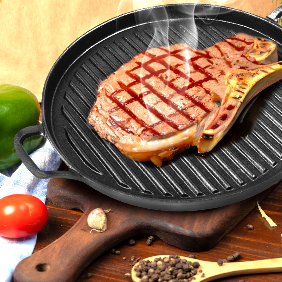 Ribbed Sizzle Pan