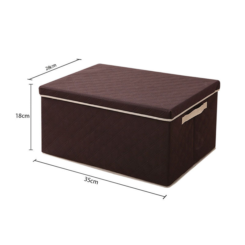 Diamond Grid Pattern Storage Box