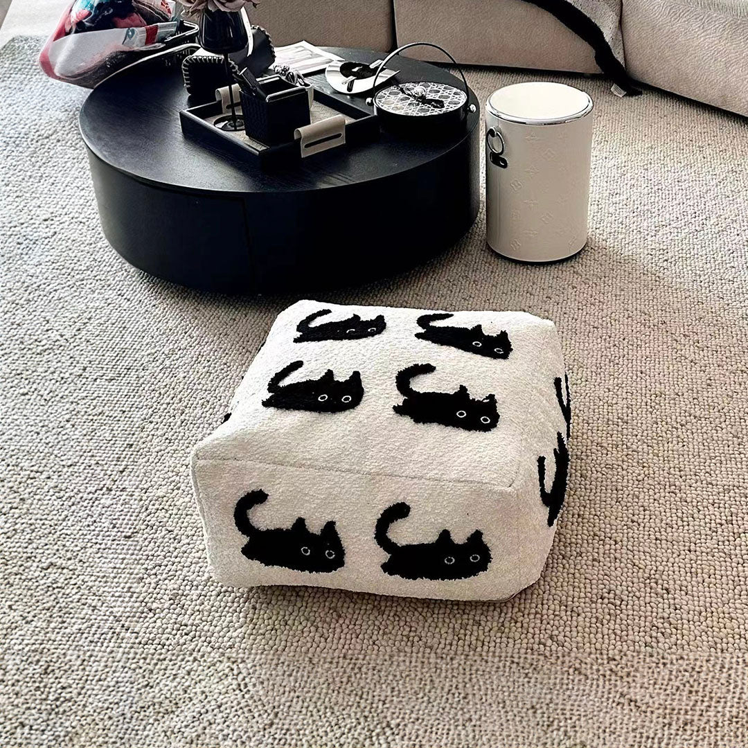 Animal Print Pouffe Cushion