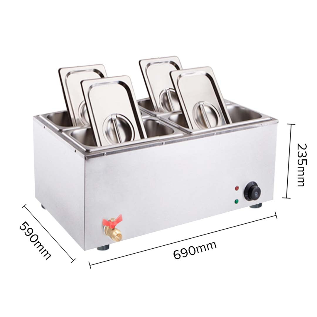 Stainless Steel Food Warmer with Lid