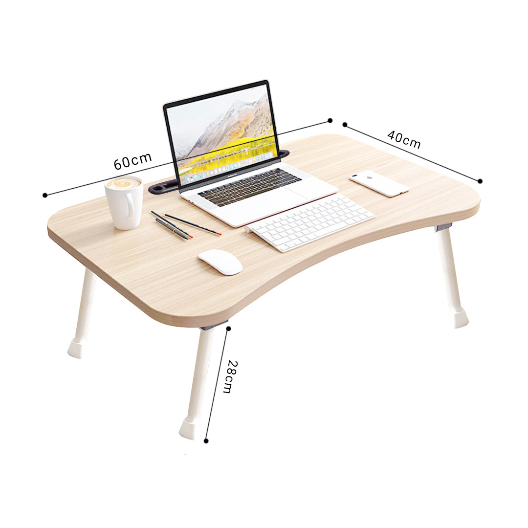 Beige Portable Bed Table