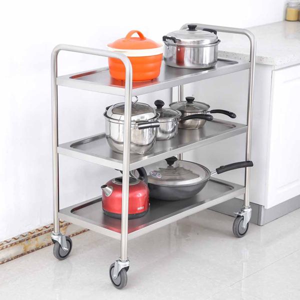 Stainless Steel Kitchen Food Cart