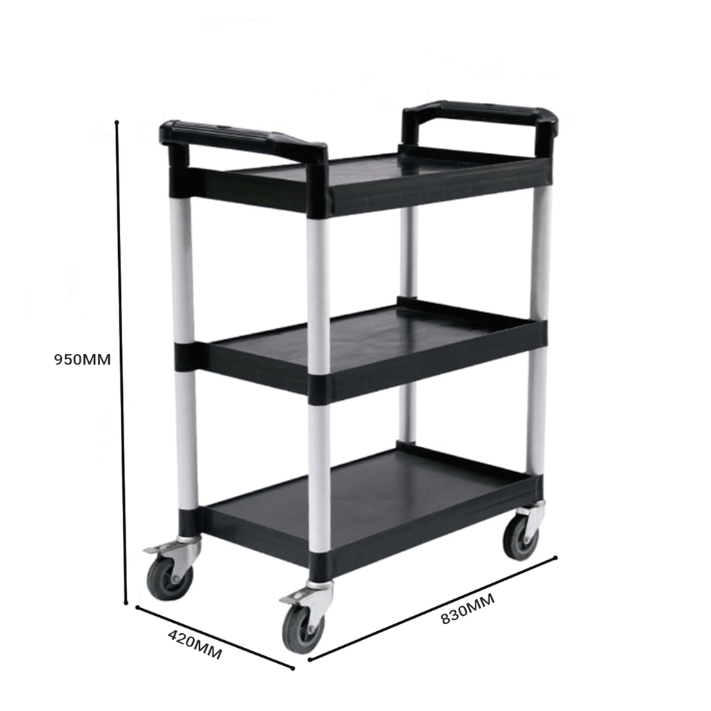3-Tier Food Trolley