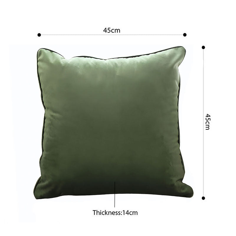 Green Foliage Pillow