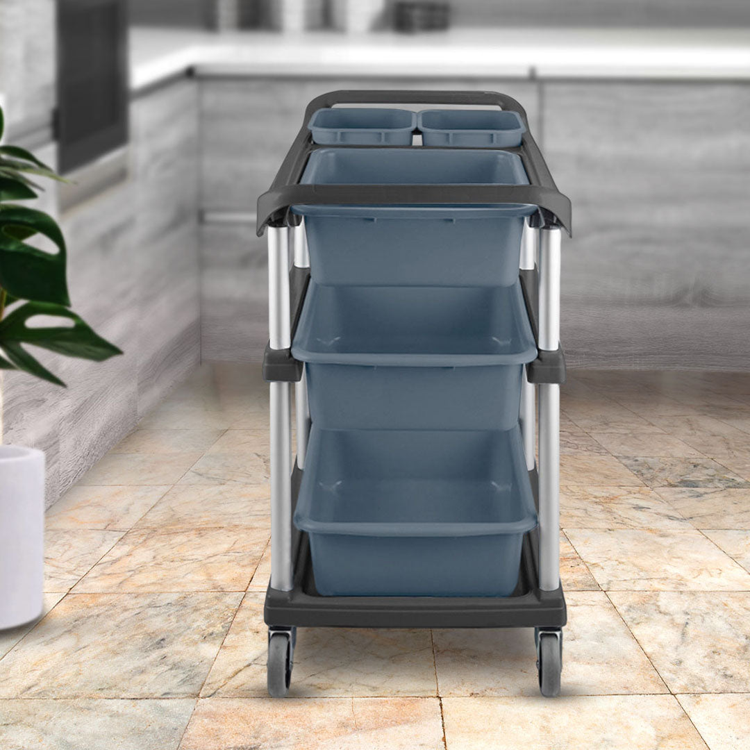 3-Tier Soiled Food Trolley