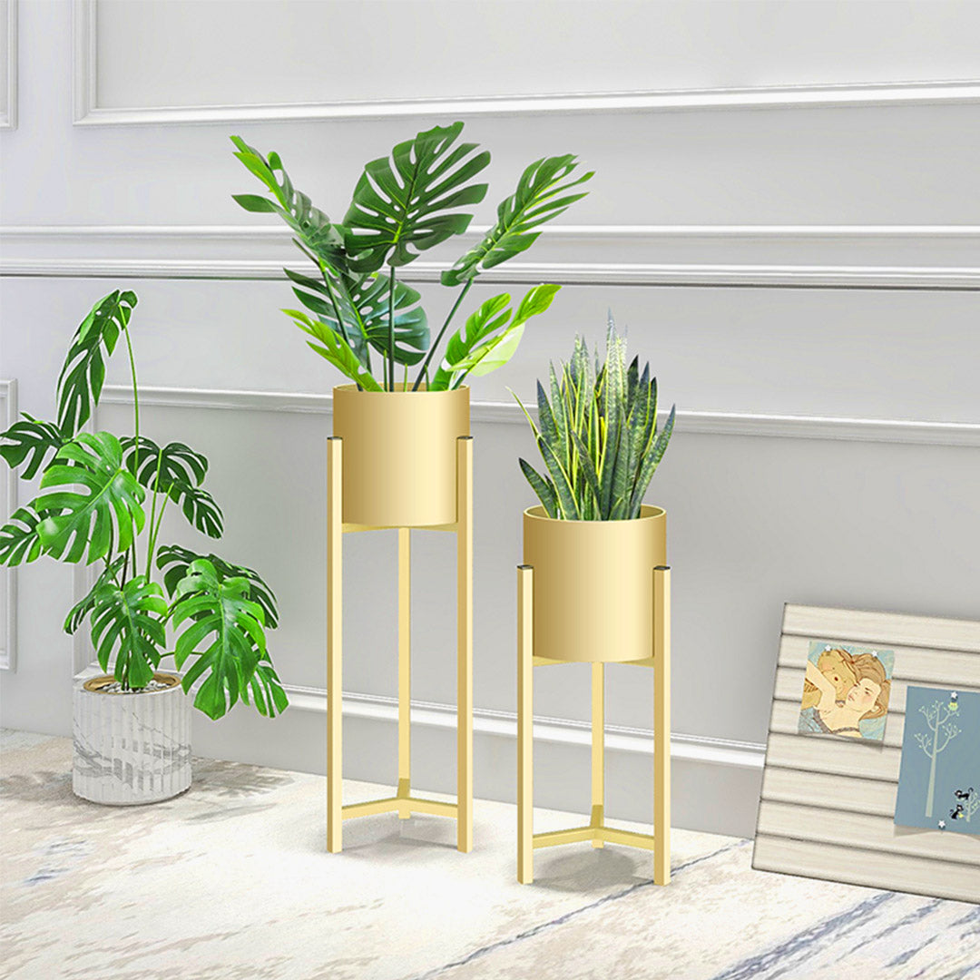 Gold Plant Stand