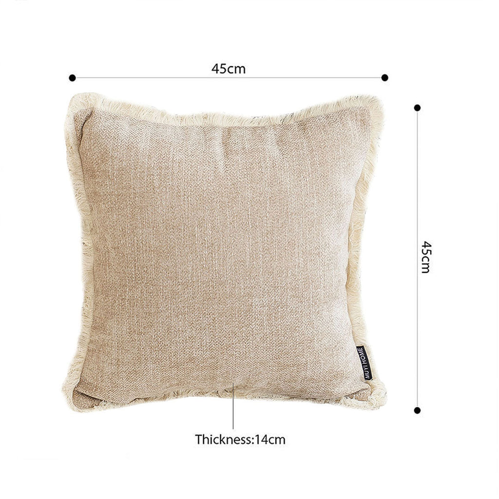 Chenille Texture Throw Pillow