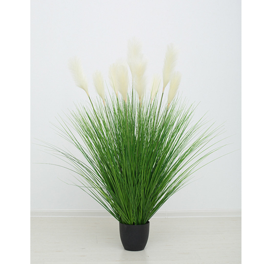 SOGA 4X 110cm Artificial Indoor Potted Reed Bulrush Grass Tree Fake Plant Simulation Decorative