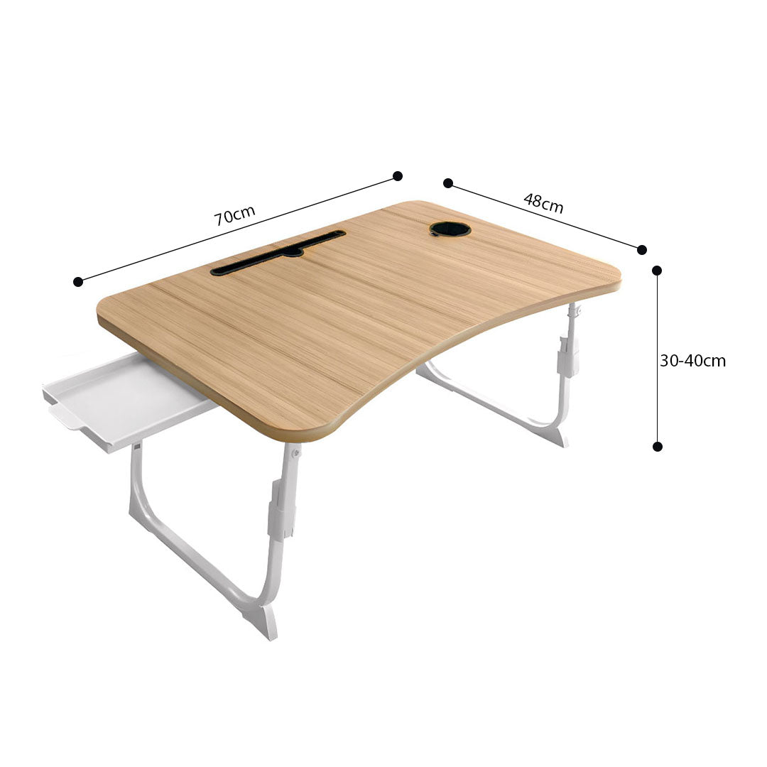 Oak Portable Bed Table