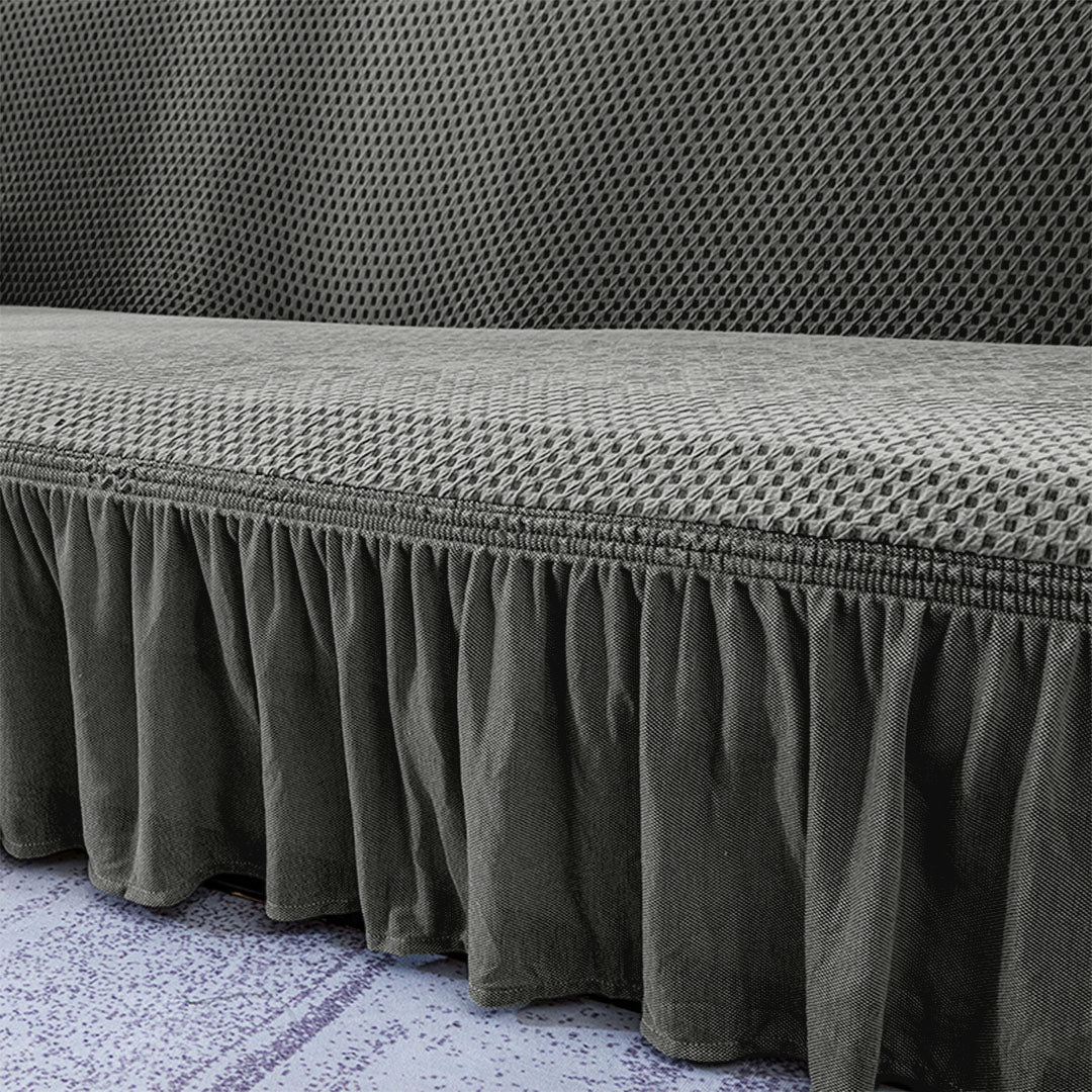 Ruffled Skirt Sofa Cover