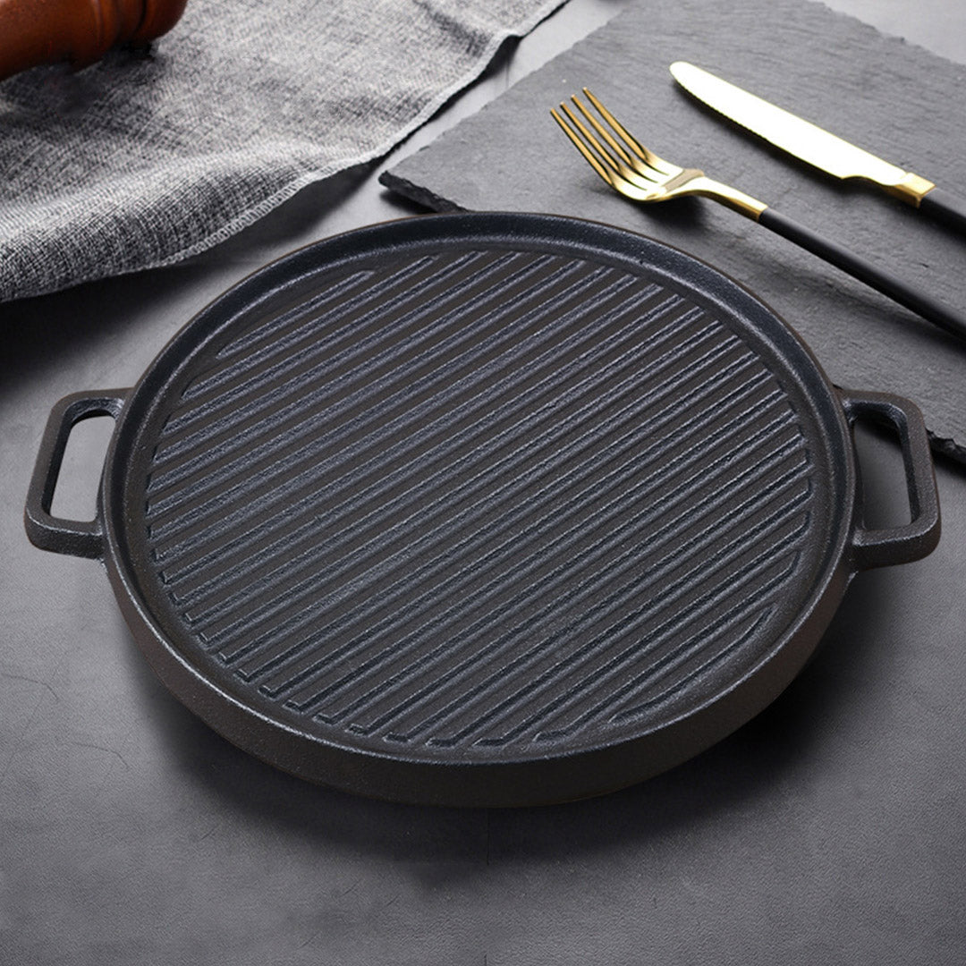 Ribbed Sizzle Pan