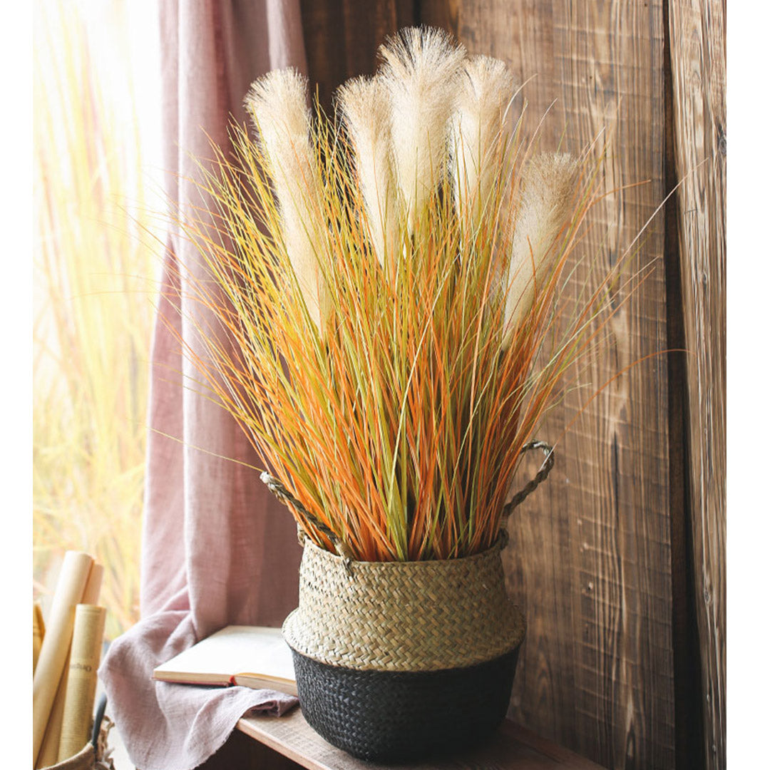 SOGA 2X 137cm Artificial Indoor Potted Reed Bulrush Grass Tree Fake Plant Simulation Decorative